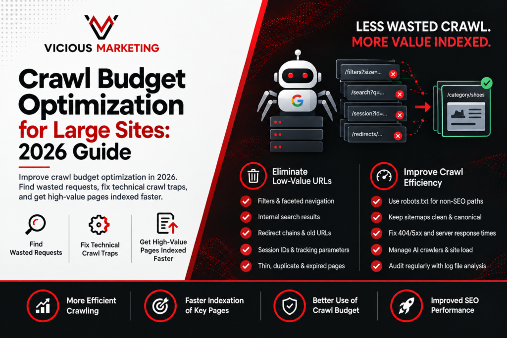 Crawl Budget Optimization: How to Stop Wasting It on Large Sites in 2026